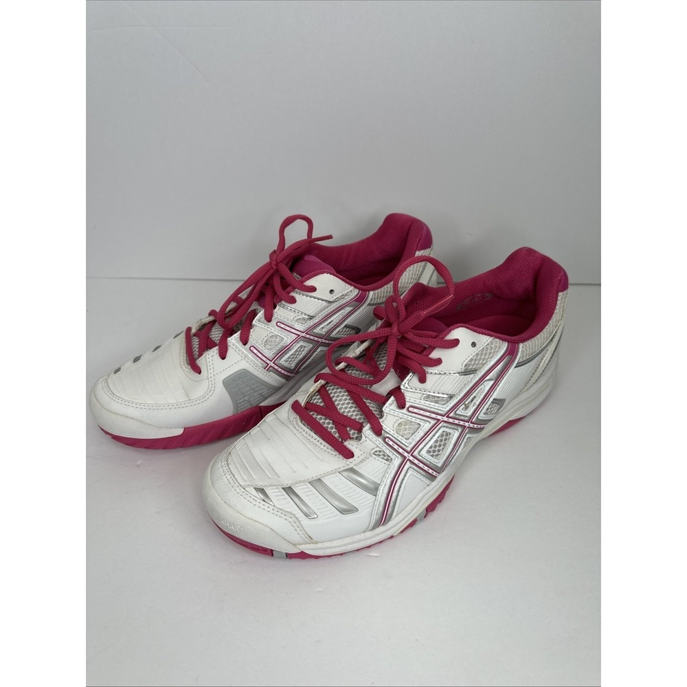 Asics Gel Challenger White Pink Womens Size 11 E353Y Sneakers Lace Up